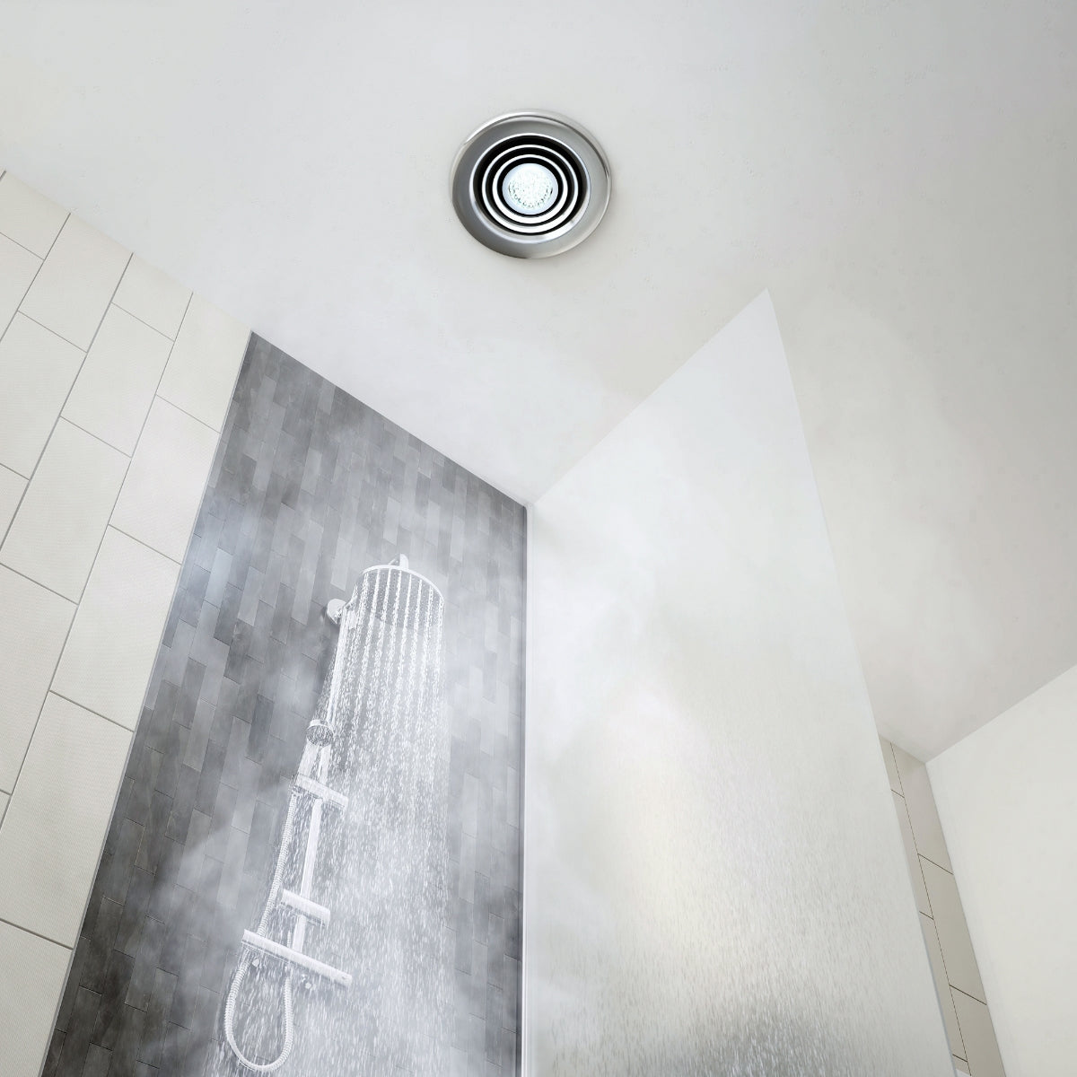 HiB 33900 Turbo Inline Fan Warm White Showerlight.