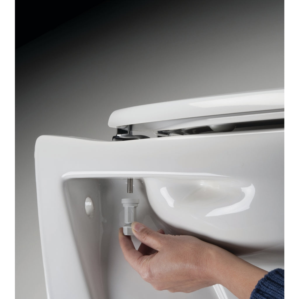BEMIS KENT ULTRA-FIX WHITE TOILET SEAT