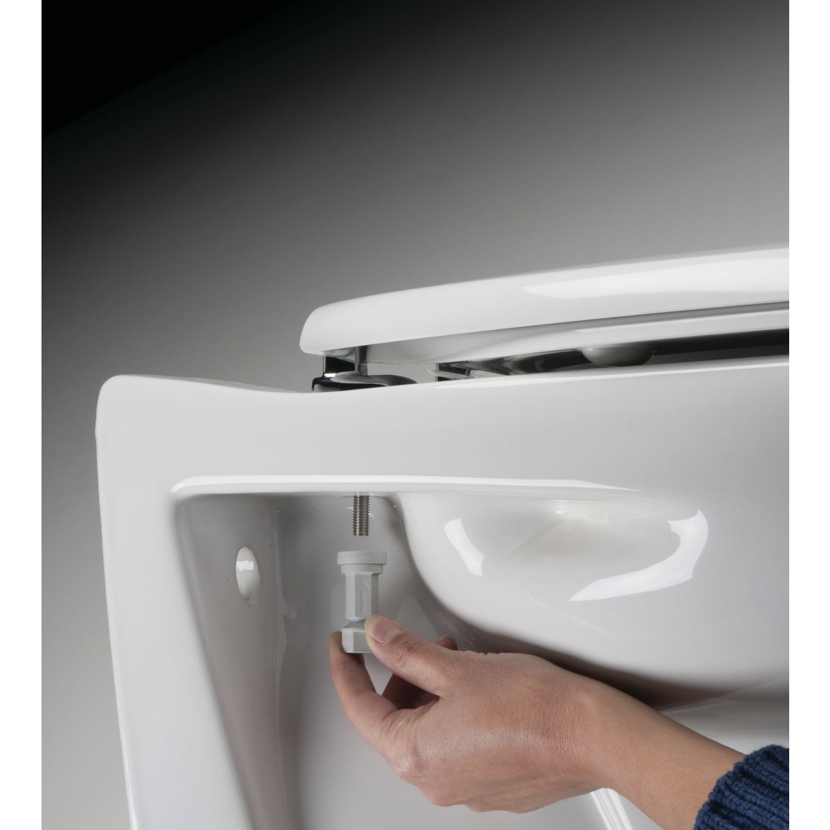 BEMIS KENT ULTRA-FIX WHITE TOILET SEAT