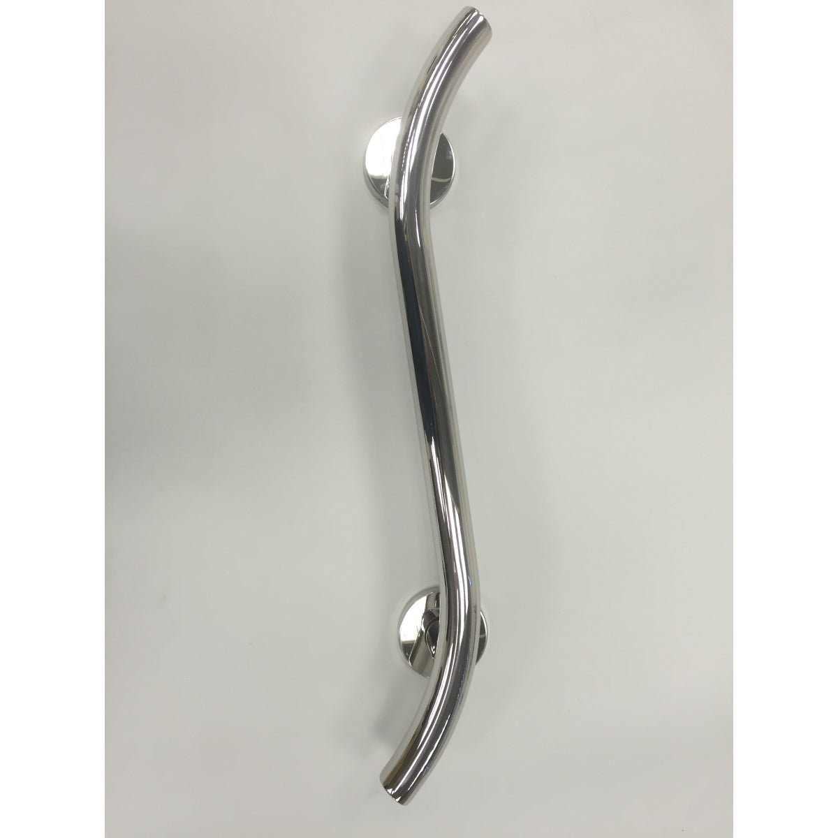 NYMAS Luxury Grab Rail, Curved, St/steel, Conc. Fixings, 620mm, Polished