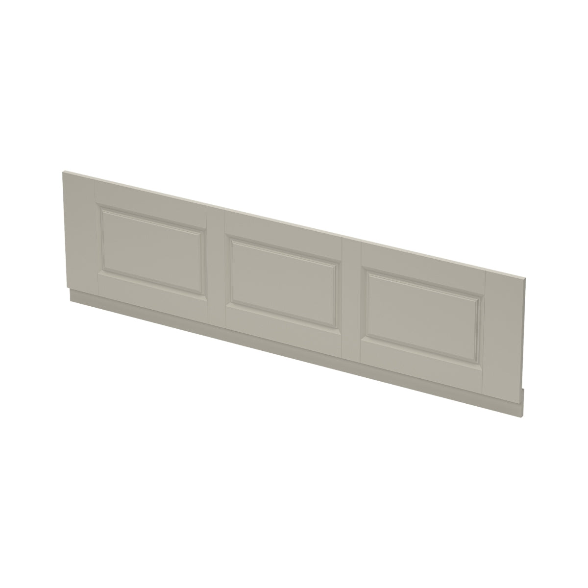 Atlanta Be Modern Classic 1800mm x 450mm Front Bath Panel Stone Grey