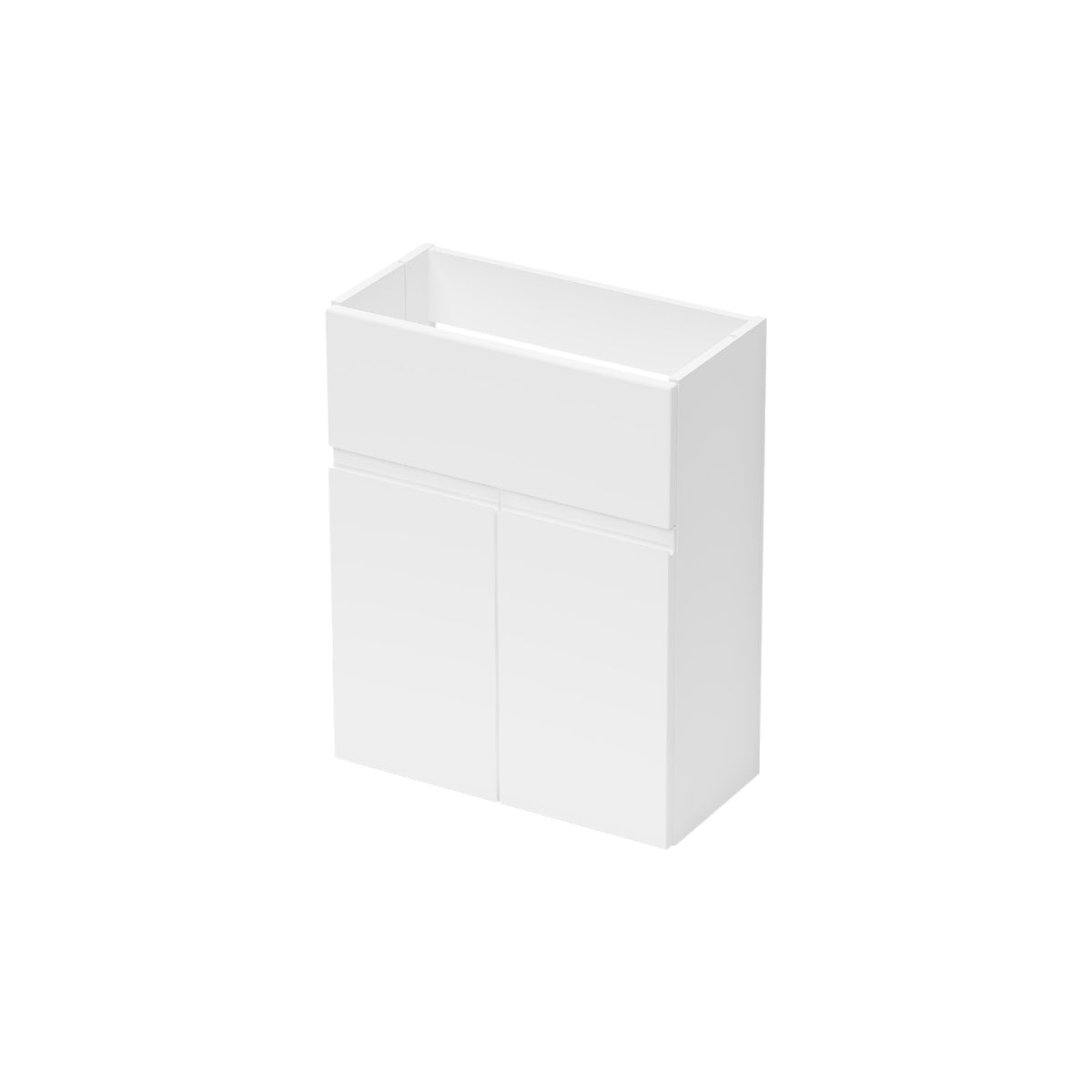 Be Modern Fitted 500 x 250mm Dl Base Unit White Gloss Grip.