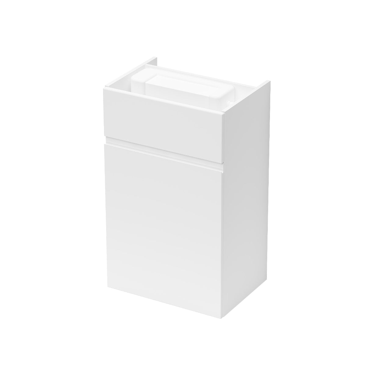 Be Modern Fitted 500 x 365mm WC Base Unit White Gloss Grip