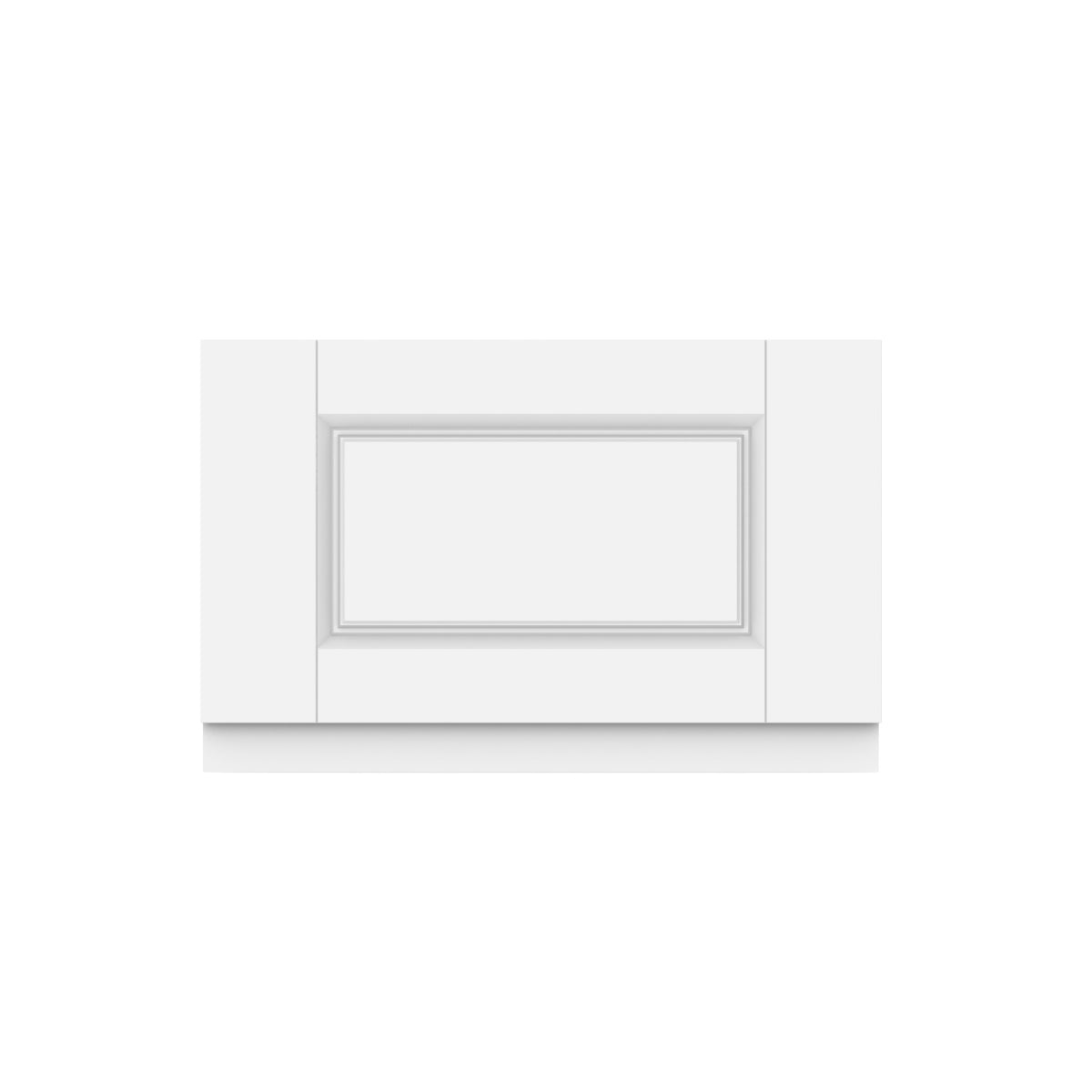 Atlanta Be Modern Classic 800 x 450mm End Bath Panel Matt White