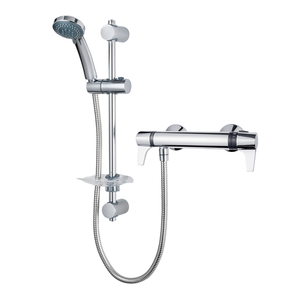 Triton Exe Lever Bar Mixer Exposed Shower Chrome