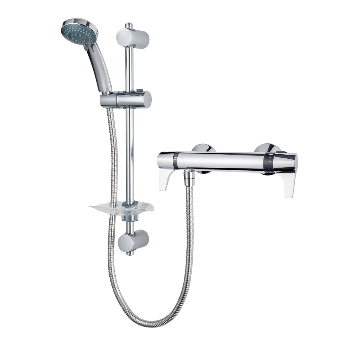 Triton Exe Lever Bar Mixer Exposed Shower Chrome