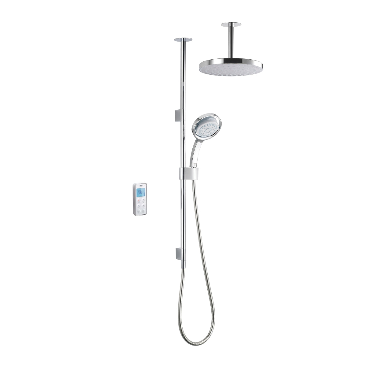 Mira Vision Dual High Pressure and Combi Ceiling Fed Digital Mixer Shower 1.1797.101.
