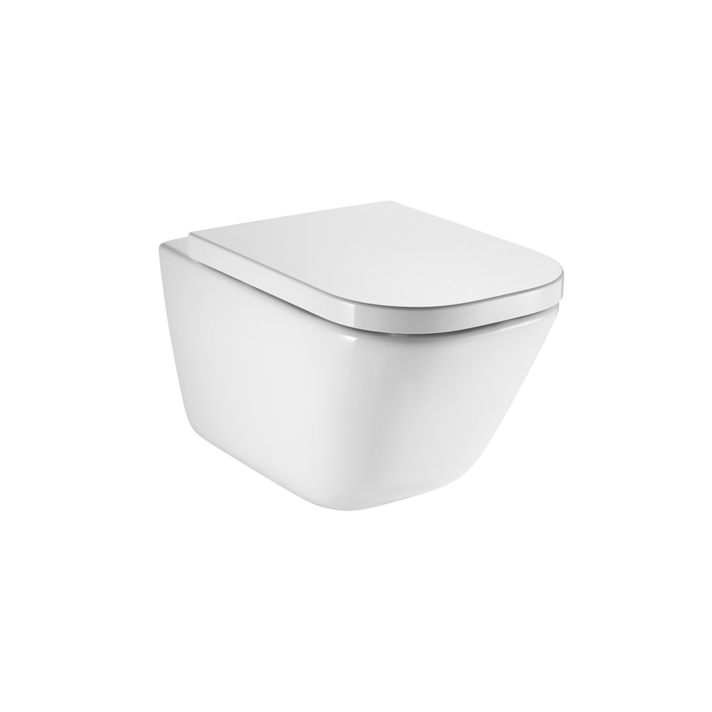 Roca The Gap - Wall Hung Rimless Pan + Soft Close Seat (MCPB1501751)