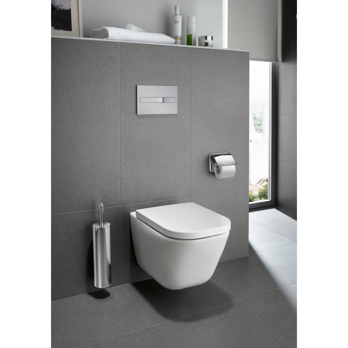 Roca the Gap Wall-hung Rimless WC Toilet Pan White