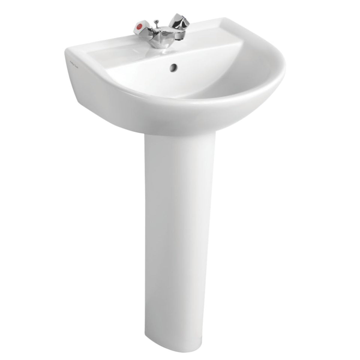 Armitage Shanks 31 Sandringham 1 Tap Hole Basin and Pedestal Pack 550 mm