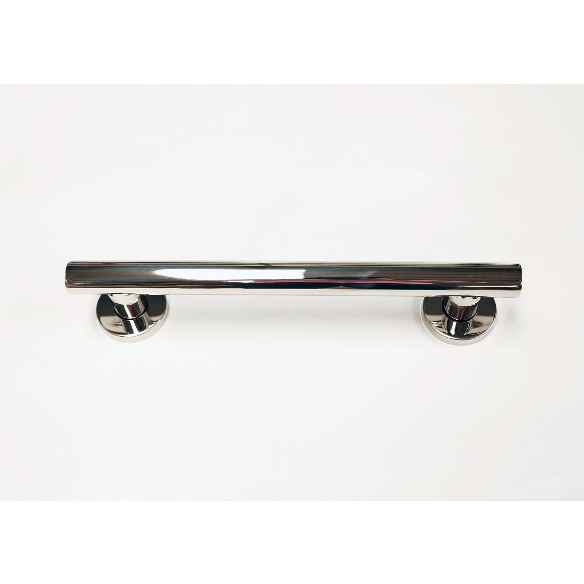 NYMAS Luxury Grab Rail, Straight, St/steel, Conc. Fixings, 480mm, Polished