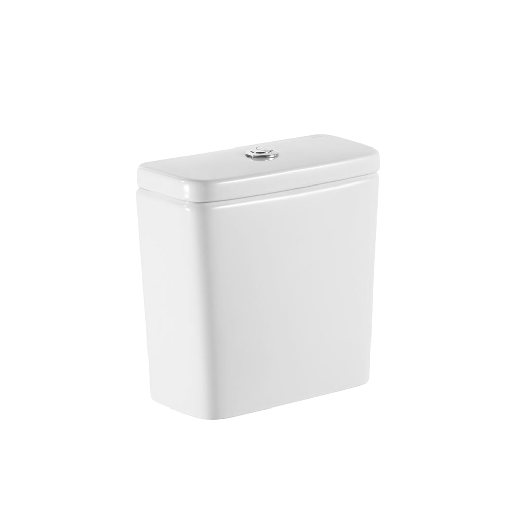 Roca Debba Round Rimless Close Coupled Pan, Cistern + Soft Close Seat