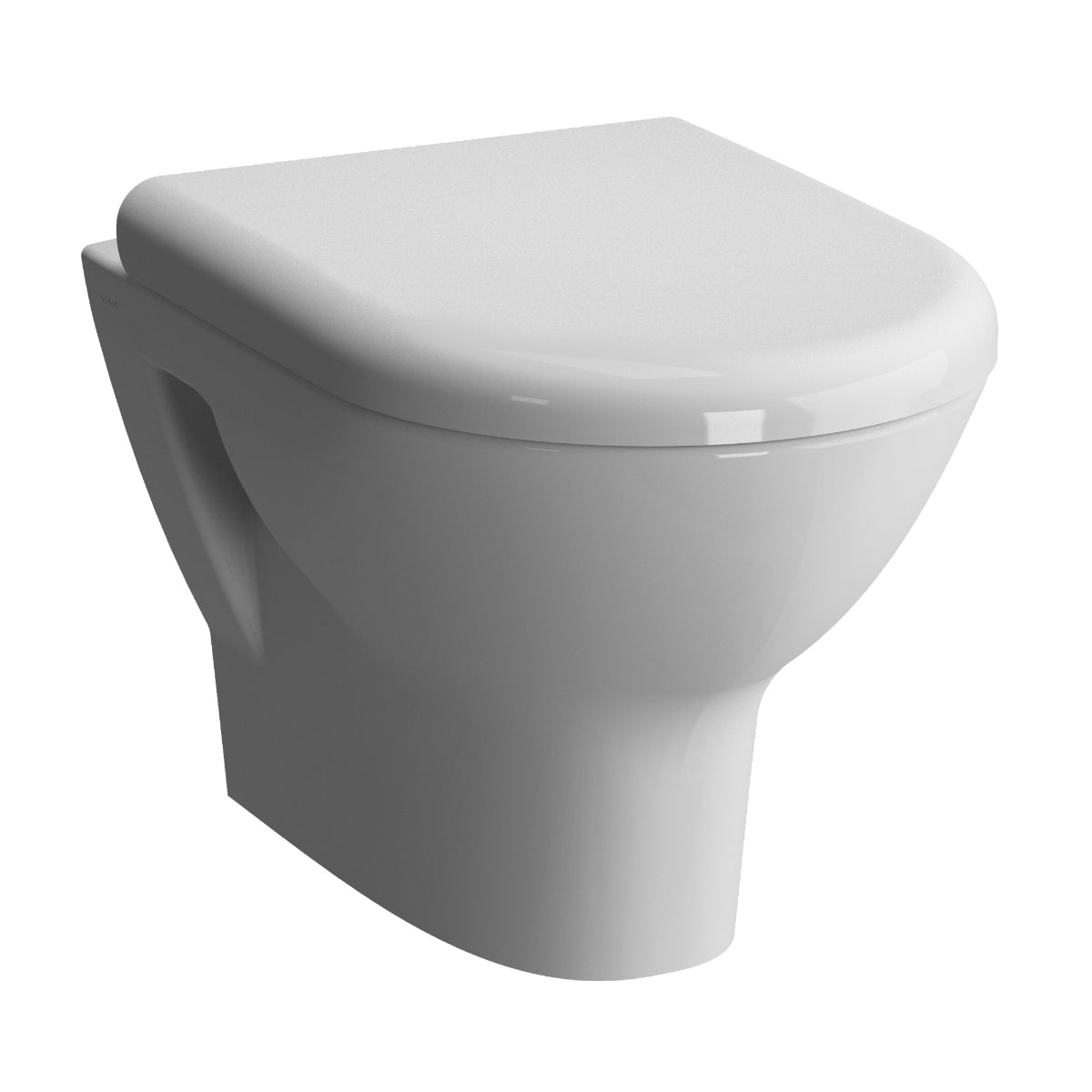 Vitra Zentrum Wall Hung Water Closet Pan And Seat White 500mm