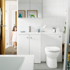 Johnson Tiles Tones White Matt Ceramic Tile 150 x 400mm Pack of 18 AA4015TNS01AP18