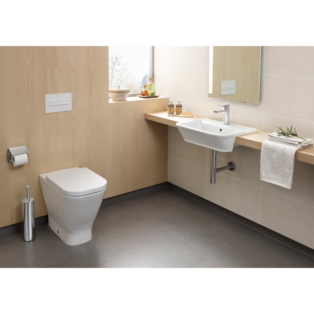 Roca the Gap Comfort Height Back-to-wall WC Toilet Pan White
