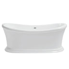 Heritage Orford Freestanding Acrylic Double Ended Slipper Bath White
