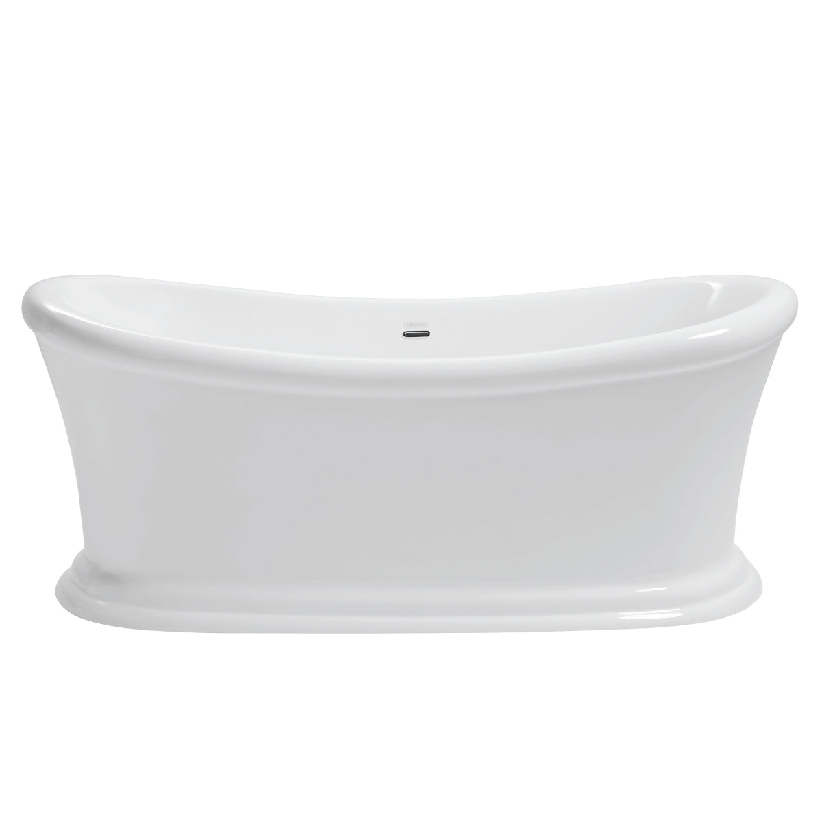 Heritage Orford Freestanding Acrylic Double Ended Slipper Bath White