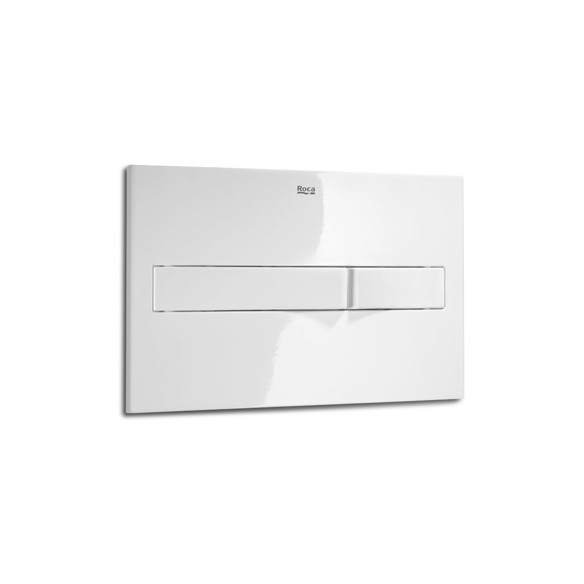 Roca PL2 Dual Flush Operating Panel - White