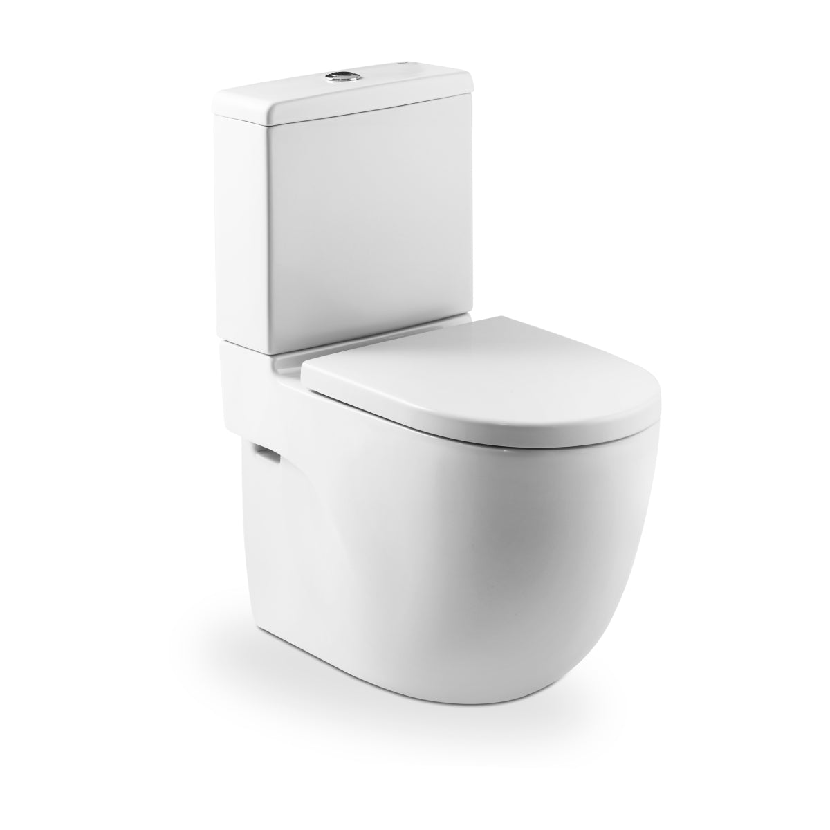 Roca Meridian-N Comfort Height Close-Coupled Wc Pan - Moulded Back-To-Wall