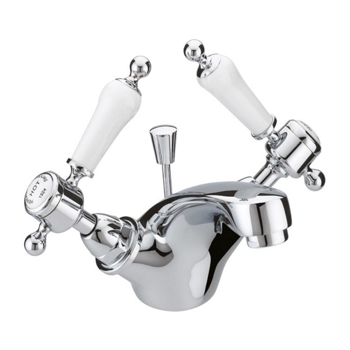 Heritage Glastonbury Basin Mixer Chrome