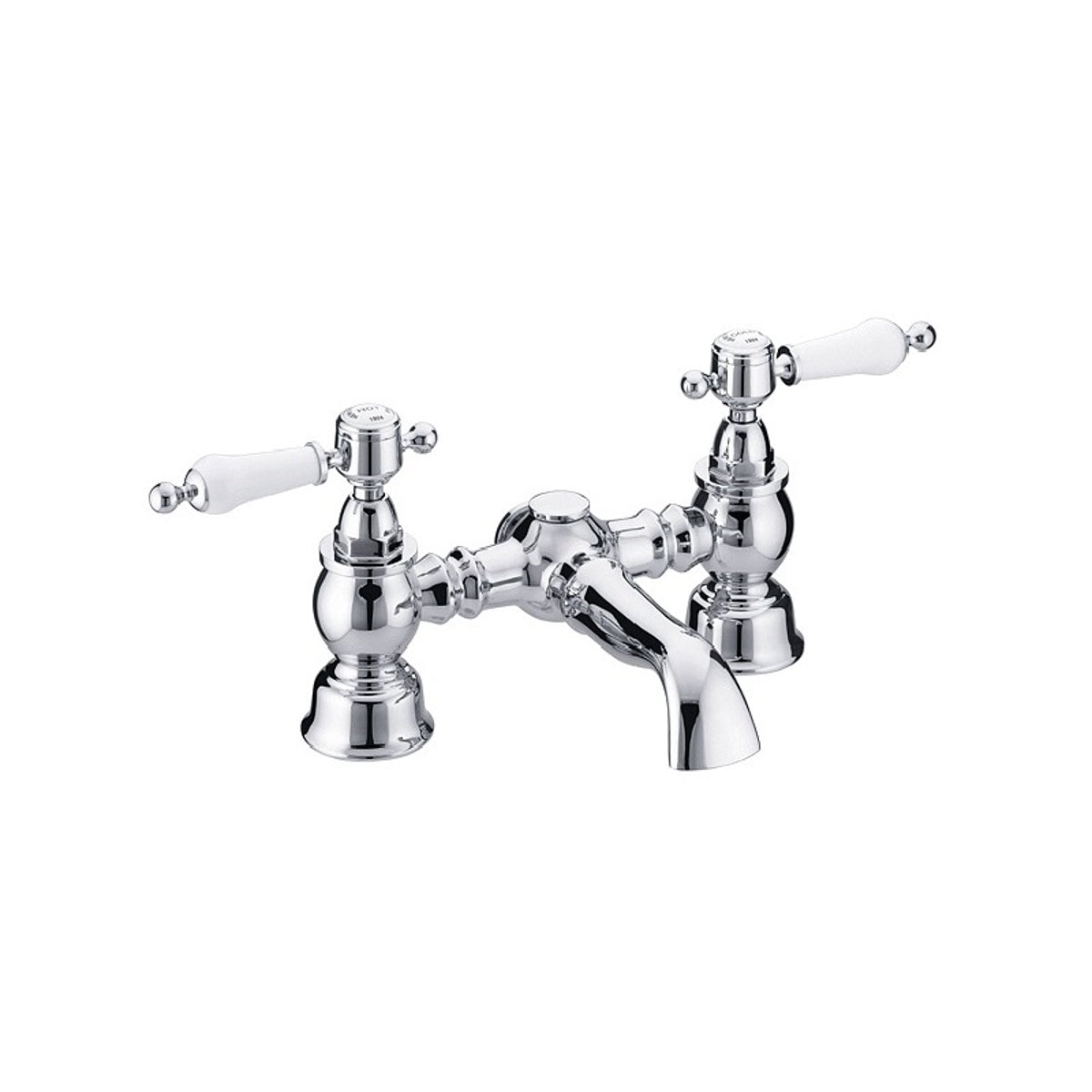Heritage Glastonbury Bath Filler Chrome