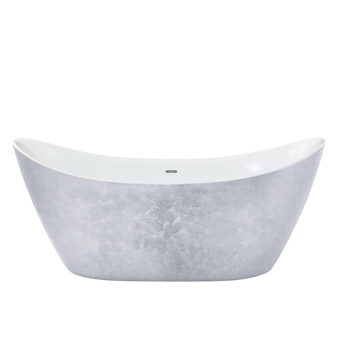 Heritage Hylton Freestanding Acrylic Bath Gold Effect