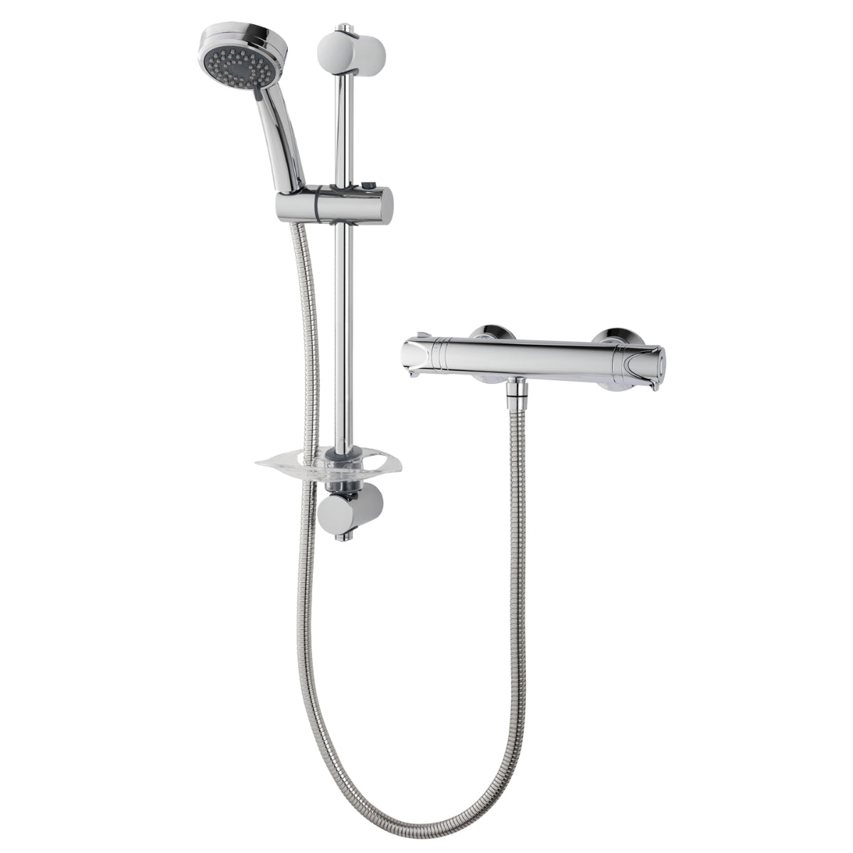 Triton Fast-Fit Dene Mixer Exposed Shower Chrome UNDETHBMCT.