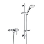 Bristan Prism Exposed Concentric Chrome Shower Valve with Adjustable Riser Kit PM2 CSHXAR C.