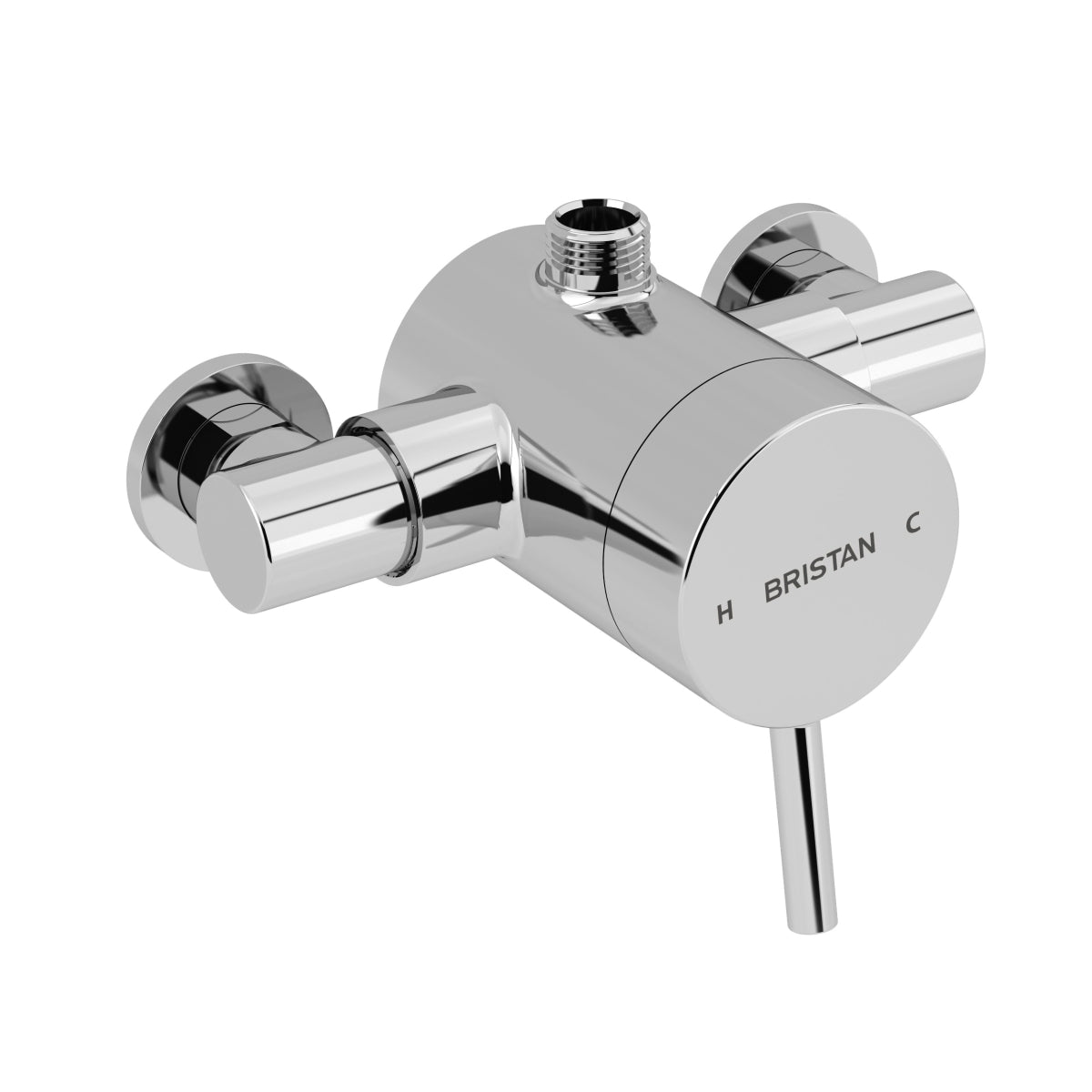 Bristan Prism Exposed Sequential Chrome Top Outlet Shower Valve Only PM2 SQSHXTVO C.