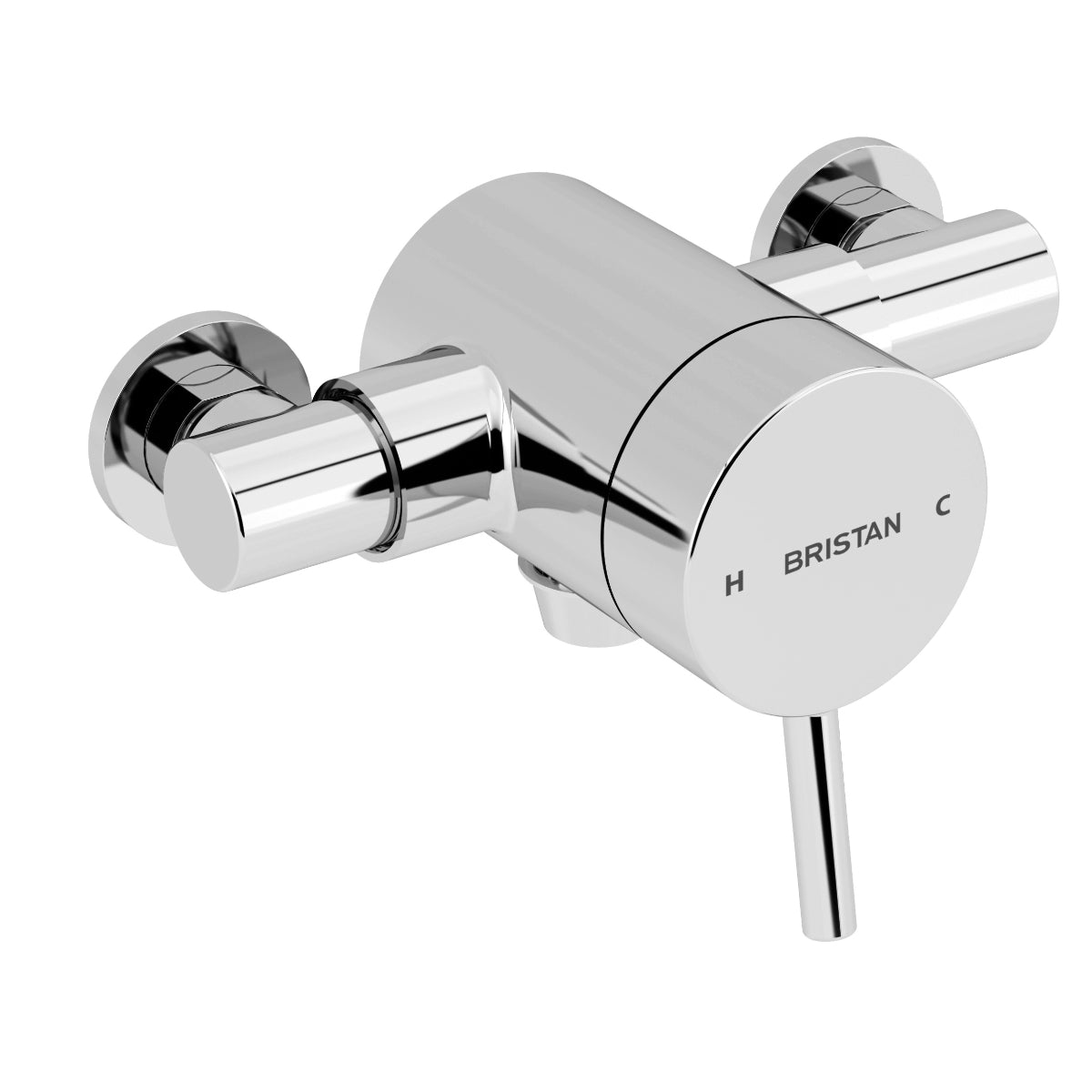 Bristan Prism Exposed Sequential Chrome Shower Valve Only PM2 SQSHXVO C.