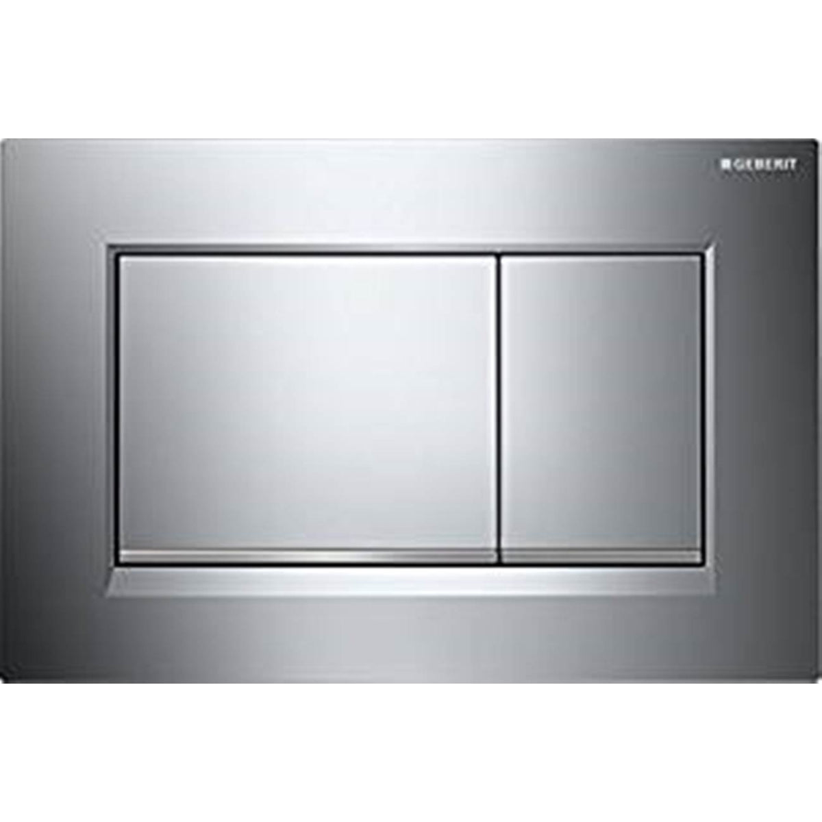 Geberit Sigma30 Dual Flush Plate - Gloss/Matt Chrome 115.883.KH.1