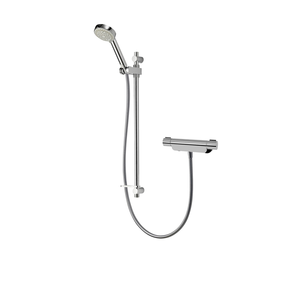 Aqualisa Midas 220 Bar Mixer Shower Chrome Push-Fit MD220S.