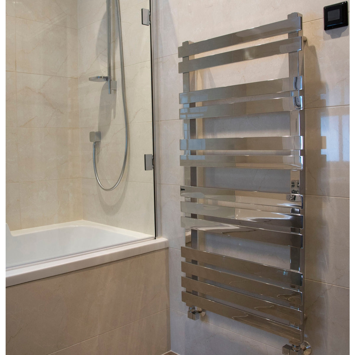 Towelrads Octagon Chrome Towel Rail 600mm x 300mm Oct-30