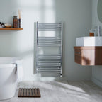 Towelrads Richmond Electric Thermostatic Chrome Towel Rail 691mm x 450mm