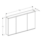Geberit Option Plus 1200mm Mirror Cabinet 500.597.P5.1