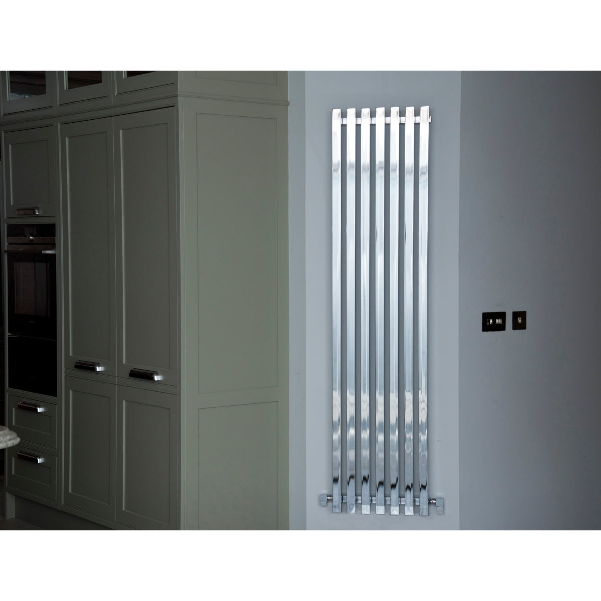 Towelrads Soho Vertical Chrome Radiator 1800mm x 435mm