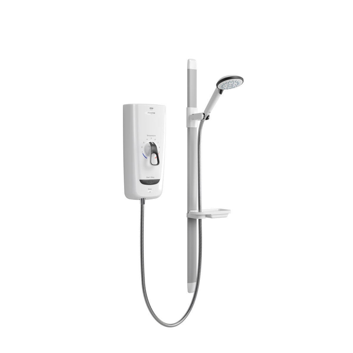 Mira Advance Flex Thermostatic Electric Shower White 8.7 KW 1.1785.003.