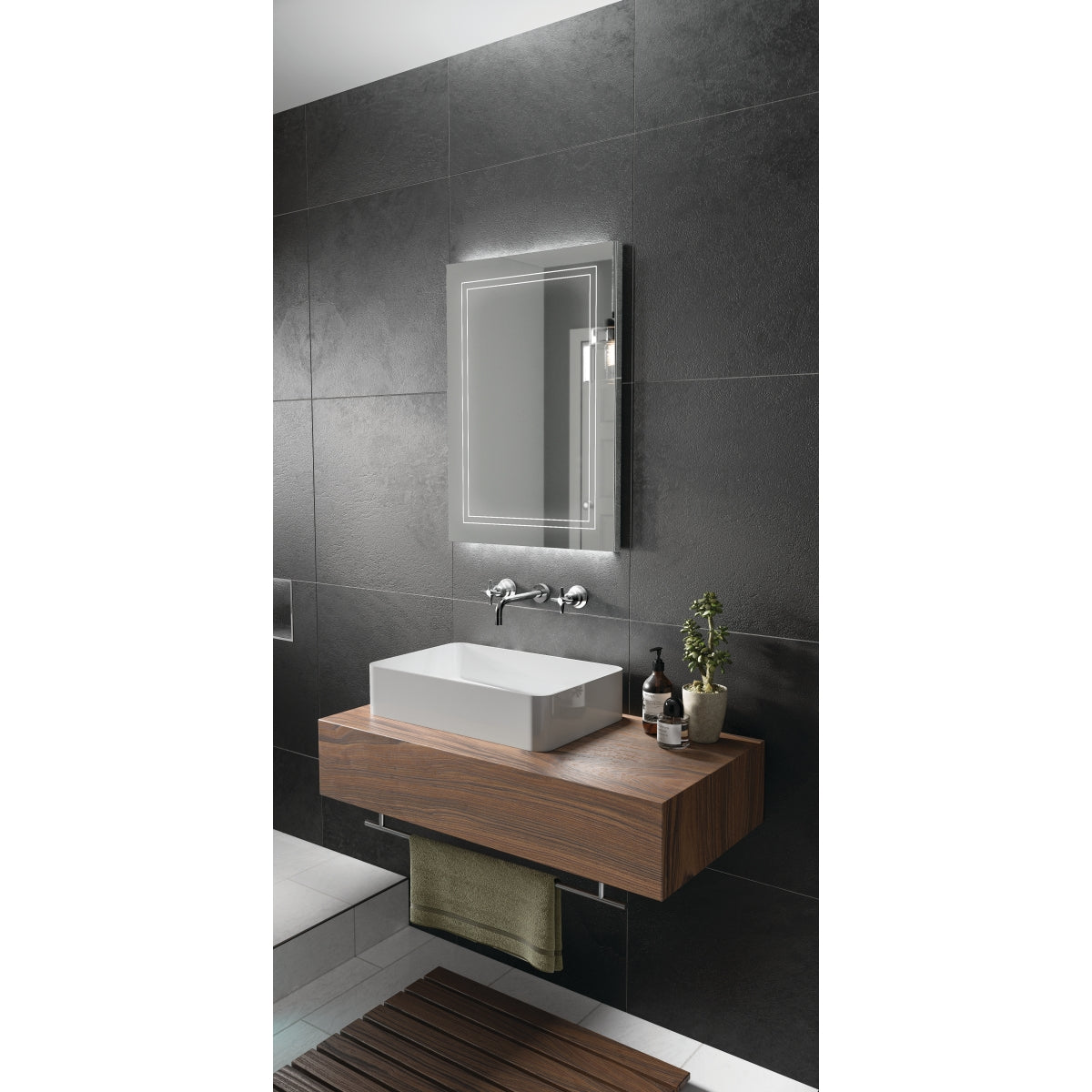 HiB Outline 60 LED Mirror.