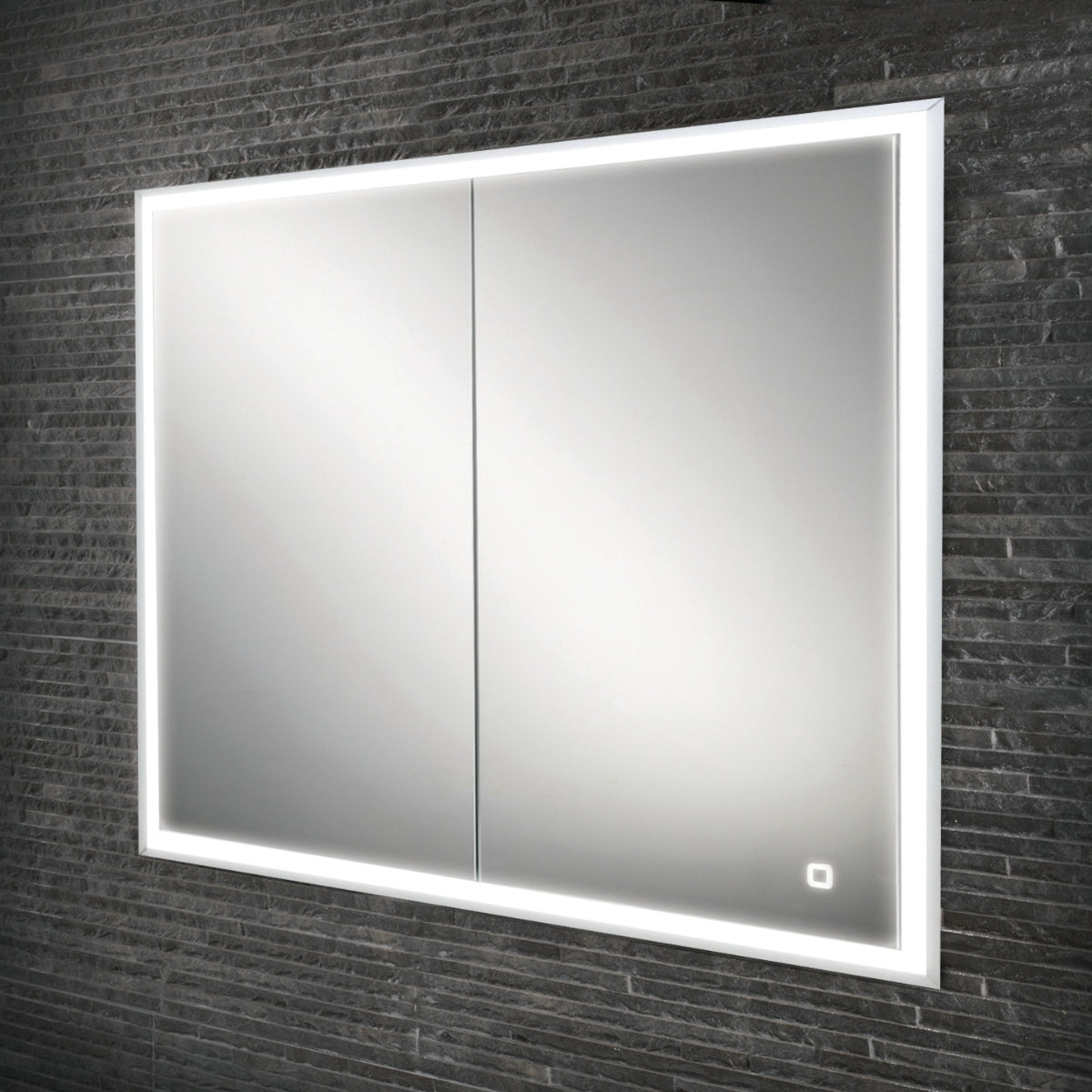HiB Vanquish 80 LED Recessed Mirror Cabinet 47800.