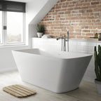 Verona Metro White Gloss Ceramic Tile 100 x 200mm Pack of 50 824975.