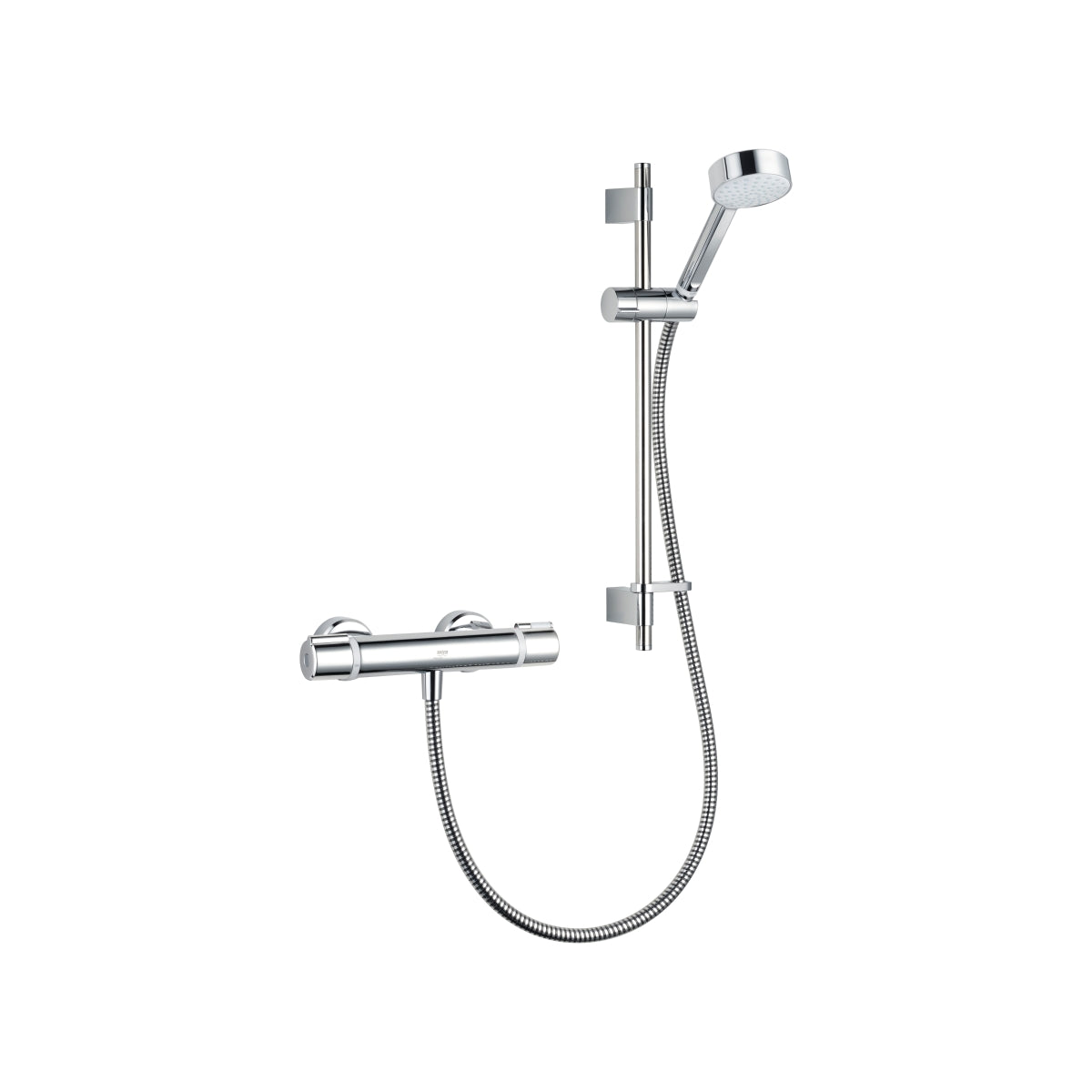 Mira Relate EV Single Outlet Thermostatic Bar Shower Mixer Chrome 2.1878.001