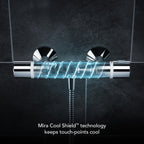 Mira Relate EV Single Outlet Thermostatic Bar Shower Mixer Chrome 2.1878.001