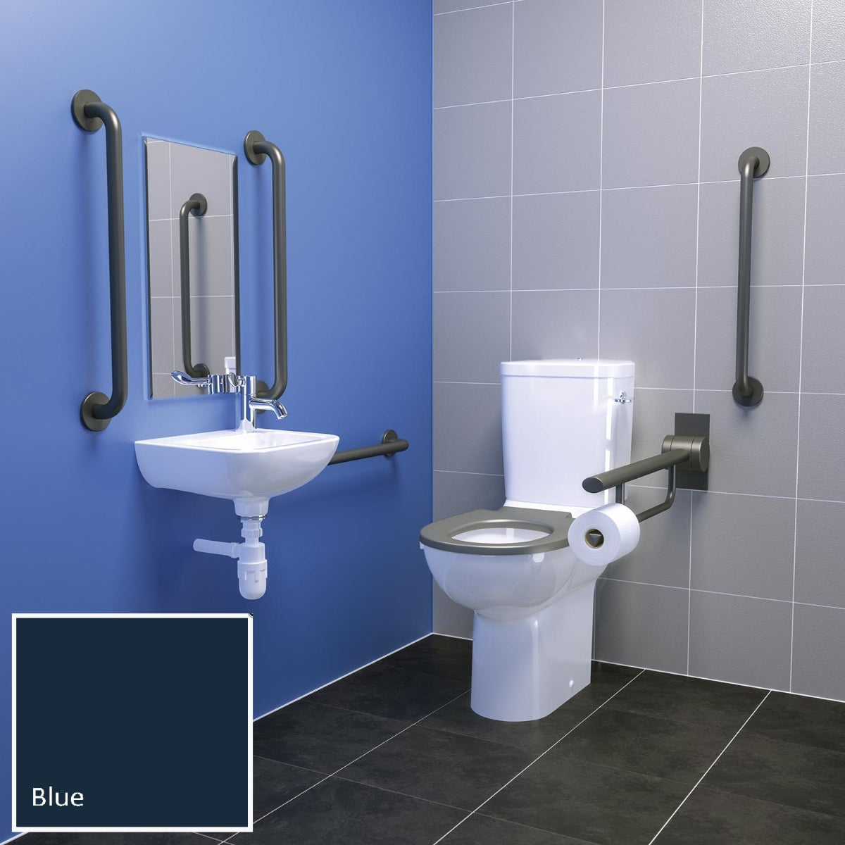 Armitage Shanks Contour 21 Plus Doc M Close Coupled Pack Blue