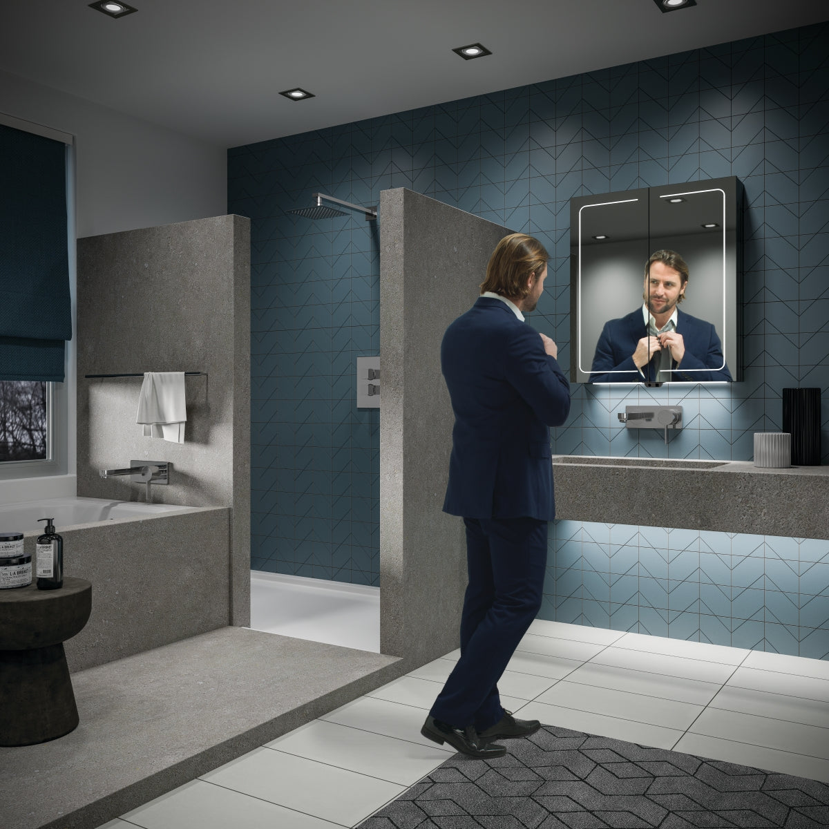 HiB Vapor 60 Mirror Cabinet 51500