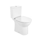 Roca Debba Round Rimless Close Coupled Pan, Cistern + Soft Close Seat