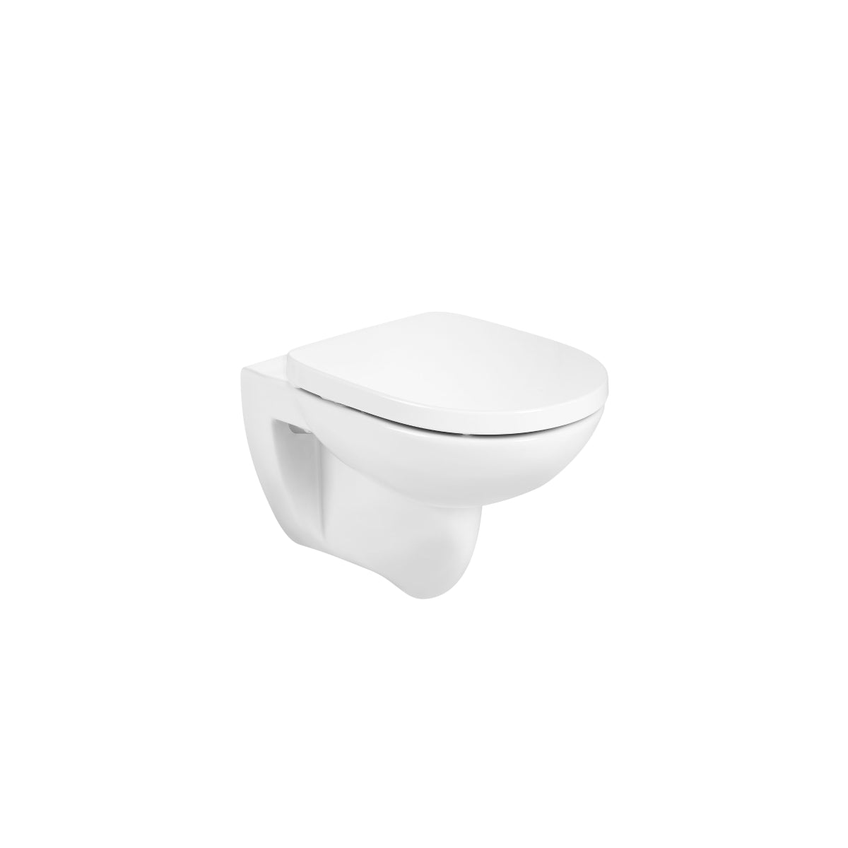 Roca Debba Round Rimless Wall-Hung Pan