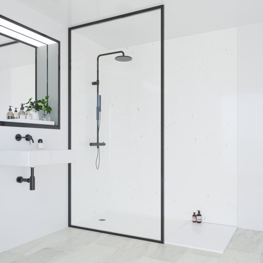 Multipanel Classic Bathroom Wall Panel Hydrolock 2400 x 598mm White Snow 3308 MP9923STDHLTG17.