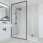 Multipanel Classic Bathroom Wall Panel Jupiter Silver 2.4 M x 900mm MP5001SHR9.