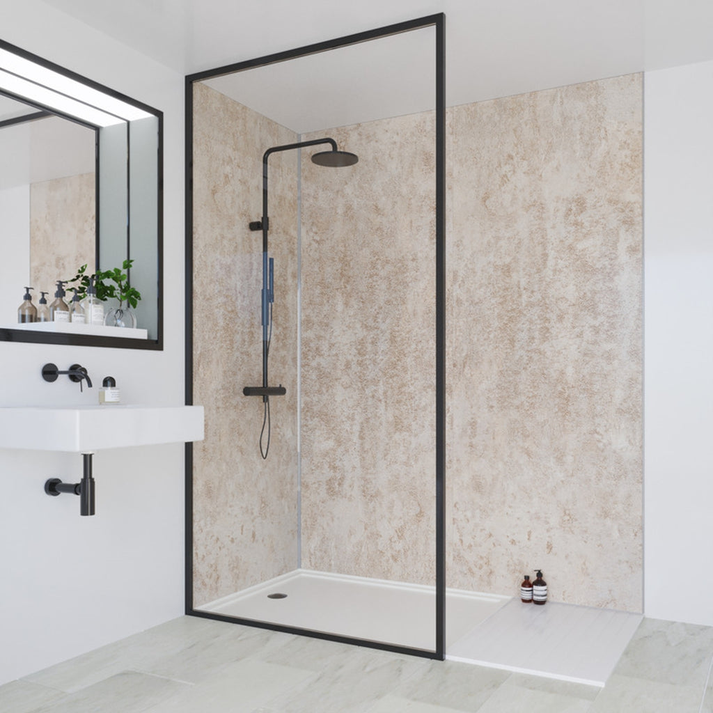 Multipanel Linda Barker Bathroom Wall Panel Hydrolock Stone Elements 2.4 M x 1.2 M ml8831SHRHLTG17.