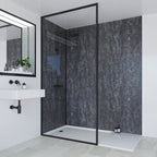 Multipanel Linda Barker Collection Bathroom Wall Panel Hydrolock 2400 x 1200mm Graphite Elements ML8833SHRHLTG17.